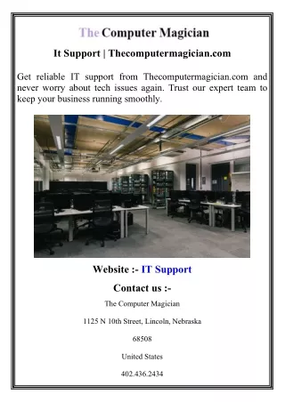 It Support   Thecomputermagician.com