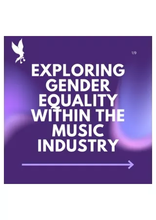 Feminism in the Music Industry A Journey Towards Equality