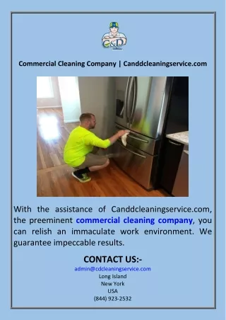 Commercial Cleaning Company  Canddcleaningservice.com