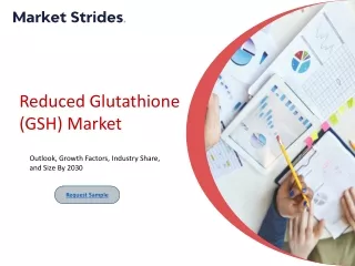 Reduced Glutathione (GSH) Market