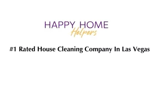 #1 Rated House Cleaning Company In Las Vegas