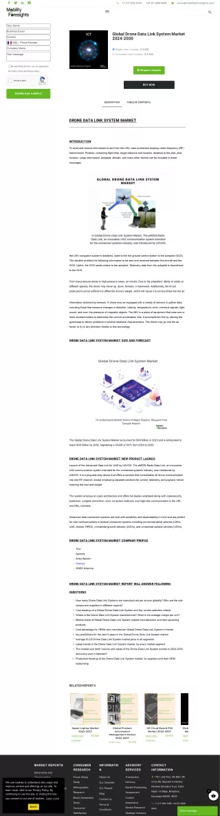 Drone Data Link System Market