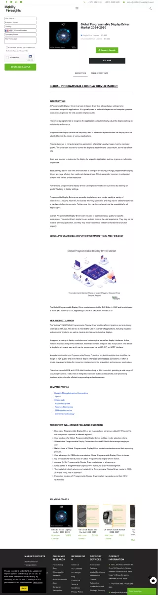 Programmable Display Driver Market