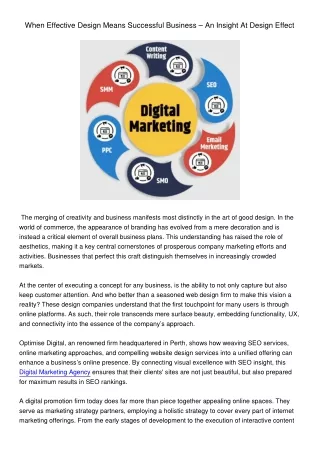 WhenEffectiveDesignMeansSuccessfulBusinessAnInsightAtDesignEffect