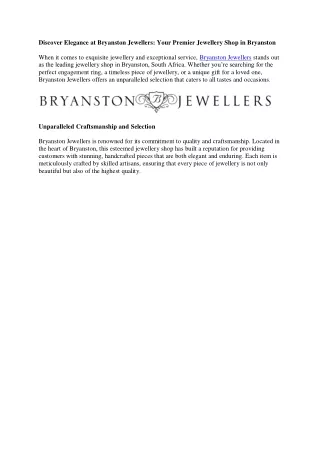 BryanstonJewellers