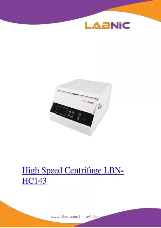 High-Speed-Centrifuge-LBN-HC143