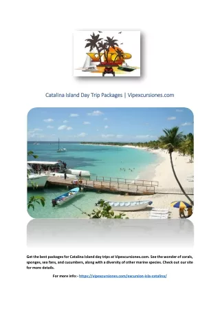 Catalina Island Day Trip Packages | Vipexcursiones.com
