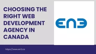 Choosing the Right Web Development Agency In Canada