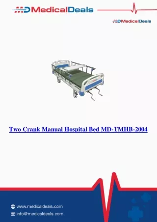 Two-Crank-Manual-Hospital-Bed-MD-TMHB-2004