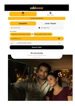Vijayawada to Guntur Taxi