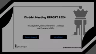 District Heating Market  : A Look at the Industry's Segments and Opportunities