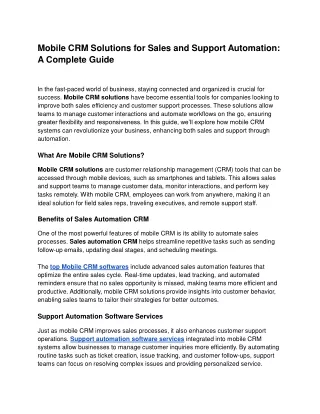Mobile CRM Solutions for Sales and Support Automation_ A Complete Guide - Google Docs