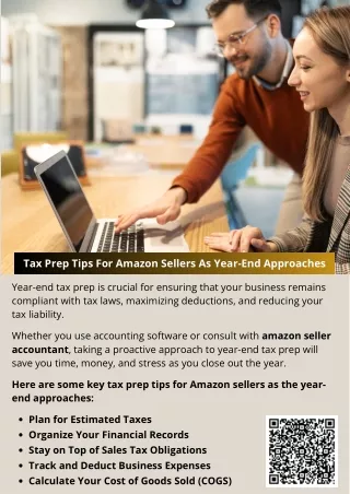 Tax Prep Tips For Amazon Sellers As Year-End Approaches