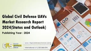 Global Civil Defense UAVs Market Research Report 2024(Status and Outlook)