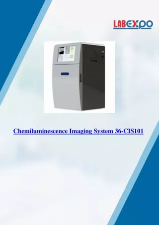 Chemiluminescence Imaging System 36-CIS101