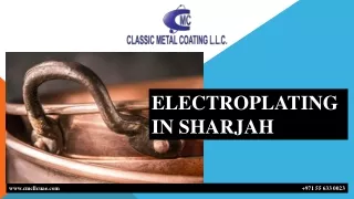 ELECTROPLATING IN SHARJAH