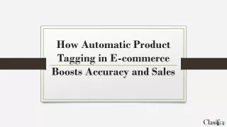 How Automatic Product Tagging in E-commerce Boosts Accuracy and Sales