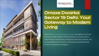 Elevate With luxury living Omaxe Dwarka Sector 19 Delhi