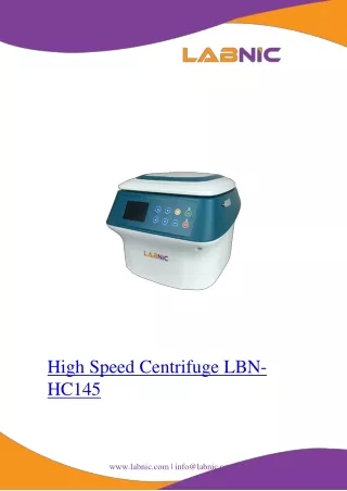 High-Speed-Centrifuge-LBN-HC145