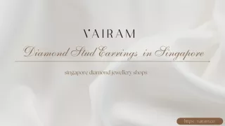 Diamond Stud Earrings in Singapore