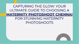 How to select a maternity photographer in Chennai