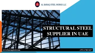 STRUCTURAL STEEL SUPPLIER IN UAE