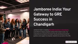 Top GRE Coaching Centers in Chandigarh for Guaranteed Success