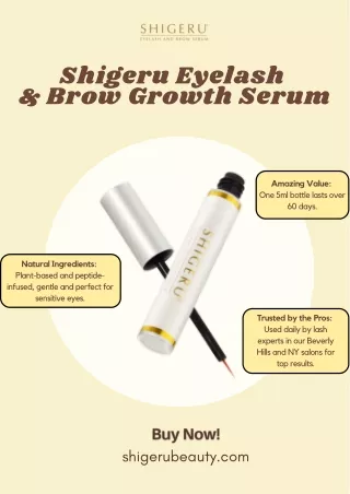 Shigeru Eyelash  & Brow Growth Serum