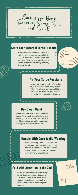 Caring for Yor Banarasi Saree Do's and Don'ts
