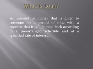 Welcome Finance Loan- Tenant loan