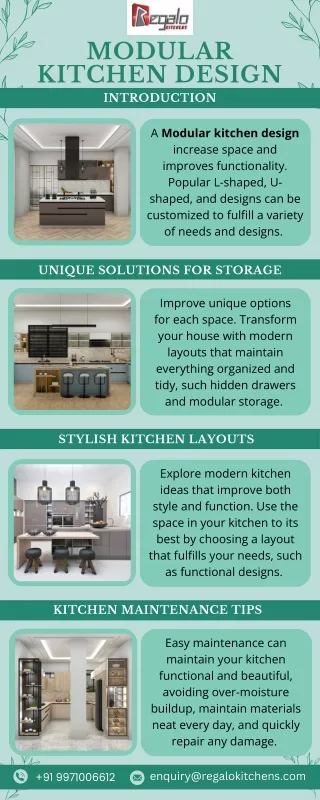 Modular Kitchen Design | Regalo Kitchens