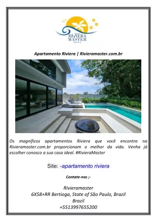 Apartamento Riviera  Rivieramaster.com.br