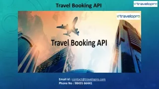 Travel Booking API