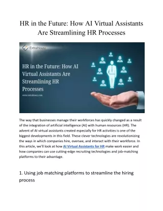 HR in the Future_ How AI Virtual Assistants Are Streamlining HR Processes