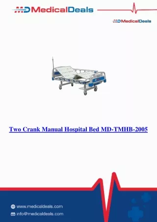 Two-Crank-Manual-Hospital-Bed-MD-TMHB-2005