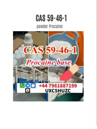 Procaine cas 59-46-1 Procaine base