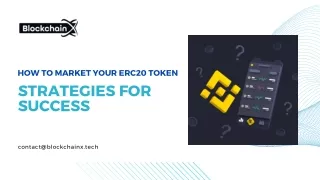 How to Market Your ERC20 Token Strategies for Success