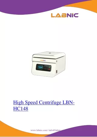 High-Speed-Centrifuge-LBN-HC148