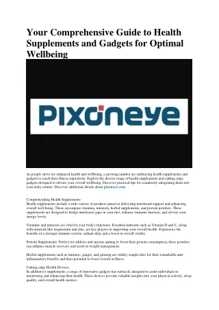 pixoneye