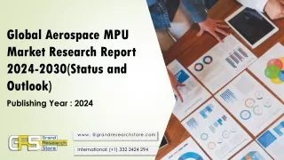 Global Aerospace MPU Market Research Report 2024-2030(Status and Outlook)