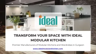 Transform Your Space with Ideal Modular Kitchen