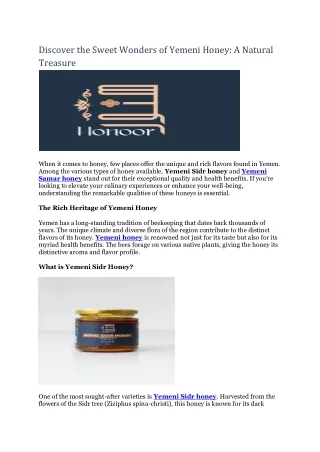 Honey on Amazon