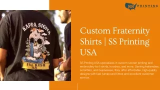 Custom Fraternity Shirts