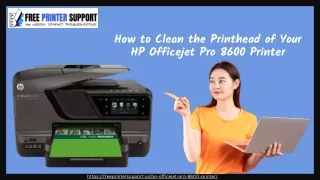 How to Clean the Printhead of Your HP Officejet Pro 8600 Printer