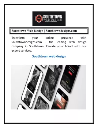 Southtown web design