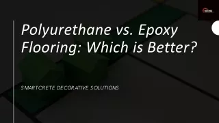 Polyurethane vs Epoxy Flooring - Which is Better