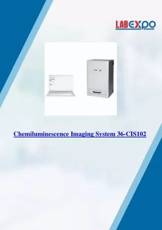 Chemilluminescence Imaging System 36-CIS102