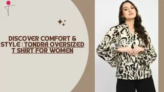 Tondra Oversized T-Shirt for Women