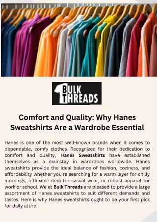 Comfy and Stylish Hanes Sweatshirt