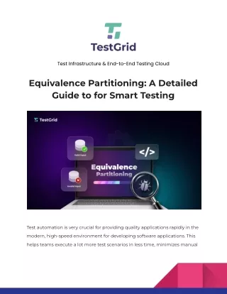 Equivalence Partitioning: A Detailed Guide to for Smart Testing